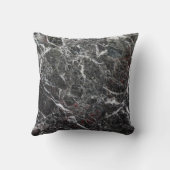 白と黒の斑点のある大理石 クッション (裏面)