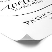 白と黒の最初のスクリプトへようこそ ポスター (角)