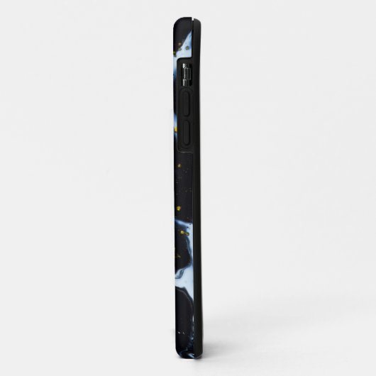 白と黒の水のスプラッシュ電話ケース Case-Mate iPhoneケース (裏面/左)