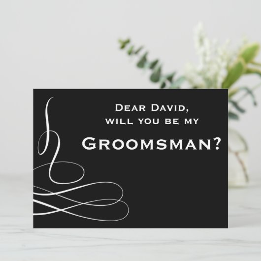 白と黒の渦巻き旋回で私のグロムスマンになる 招待状 (スタンド正面)