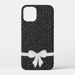 白と黒の白の弓Case-Mate iPhoneケース iPhone 12 Mini ケース