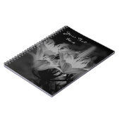 白と黒の百合花 ノートブック (左側)