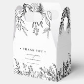 白と黒の結婚緑 フェイバーボックス (オープン)