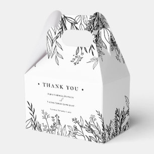 白と黒の結婚緑 フェイバーボックス