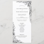 白と黒の緑結婚のフラット プログラム (正面)