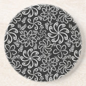 白と黒の美しいコースター コースター (正面)