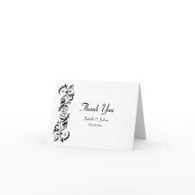 白と黒の花の巻きの豪華な結婚式