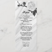 白と黒の花の美結婚美 メニュー (正面)