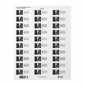 白と黒の若いホルスタイン乳牛カーフ ラベル (フルシート)