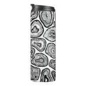 白と黒の輪切り タンブラー (回転右)