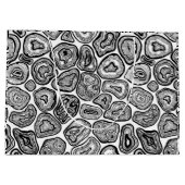 白と黒の輪切り ラージペーパーバッグ (裏面)