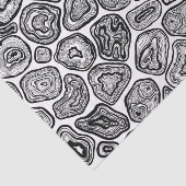 白と黒の輪切り 薄葉紙 (詳細)