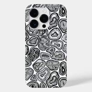 白と黒の輪切り Case-Mate iPhone 14 PROケース