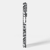 白と黒の輪切り Case-Mate iPhoneケース (裏面 / 右)