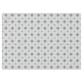 白と黒の透かし模様のElsa テーブルクロス (正面(横))