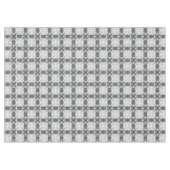 白と黒の透かし模様Anna テーブルクロス (正面(横))