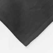 白と黒の鼻 フリースブランケット (角)