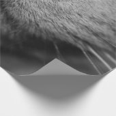 白と黒の鼻 ラッピングペーパー (角)