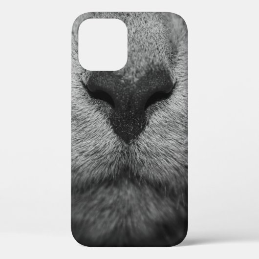 白と黒の鼻 Case-Mate iPhoneケース (裏面)