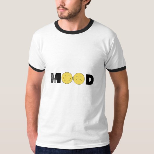 白と黒のTシャツ Tシャツ (正面)