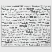 白と黒もっとも偉大の言葉をありがとう ラッピングペーパー (フラット)