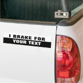 白と黒を兼ね備えたフはっきりしたォリオ・エキストラ バンパーステッカー (トラック上)