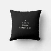 「白と黒メリーの小さなクリスマス クッション (裏面)