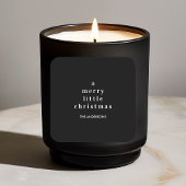 「白と黒メリーの小さなクリスマス スクエアシール