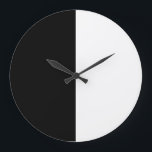 白と黒モダン ラージ壁時計<br><div class="desc">我々のデザイン最高のがお前の選択だ</div>