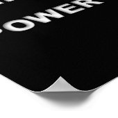 白と黒 ポスター (角)