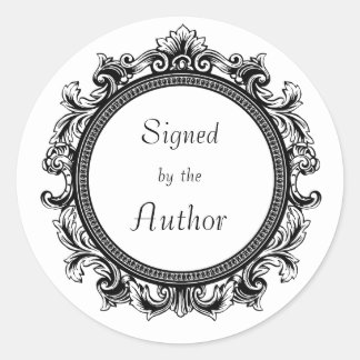 白と黒 ラウンドシール