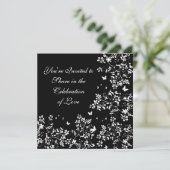 白と黒 招待状 (スタンド正面)