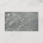 白によってしわにされるプラスチック 名刺 (裏面)