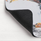 白によって後につかれるオオワシ2001年 マウスパッド (コーナー)