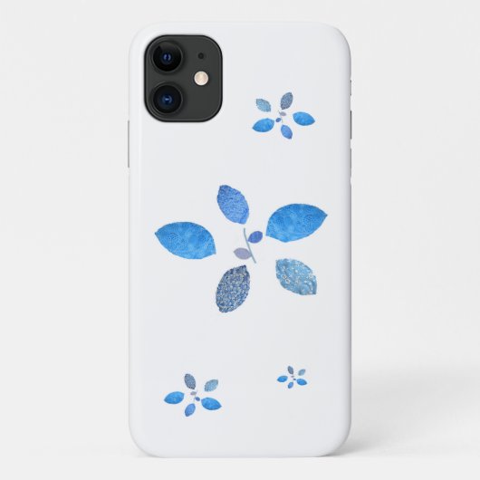 白にキラキラ色の花 Case-Mate iPhoneケース (裏面)