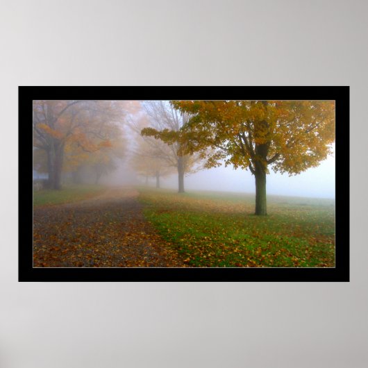 白にフェード ポスター (正面)