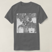 白に回転 Tシャツ (デザイン正面)