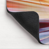 白に対するカラフルな抽象的対象 マウスパッド (コーナー)