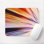 白に対するカラフルな抽象的対象 マウスパッド (マウス)