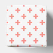 白に桃の水玉 フェイバーボックス (上部)