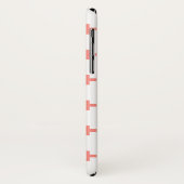 白に桃の水玉 Case-Mate iPhoneケース (裏面/左)