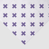 白に紫の極紫の十字を切る 薄葉紙 (詳細)