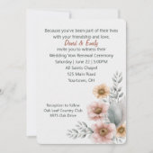 白に花を咲かせることを誓う 招待状 (正面)