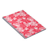 白に赤い花。 ノートブック (右側)