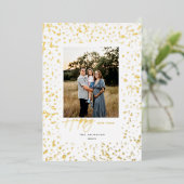 白に輝く新年おめでとう 箔シーズンカード (立ち正面)