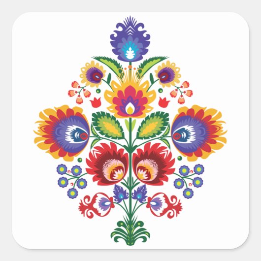 白に関する民俗資料 スクエアシール (正面)