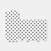 白に黒いポルカが交差 フェイバーボックス (折り畳みなし)
