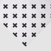 白に黒いポルカが交差 薄葉紙 (詳細)