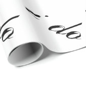 白に黒を付ける ラッピングペーパー (ロールコーナー)