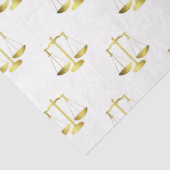 白のはかりで測繰り返しパターンの正義の金ゴールド 薄葉紙 (詳細)